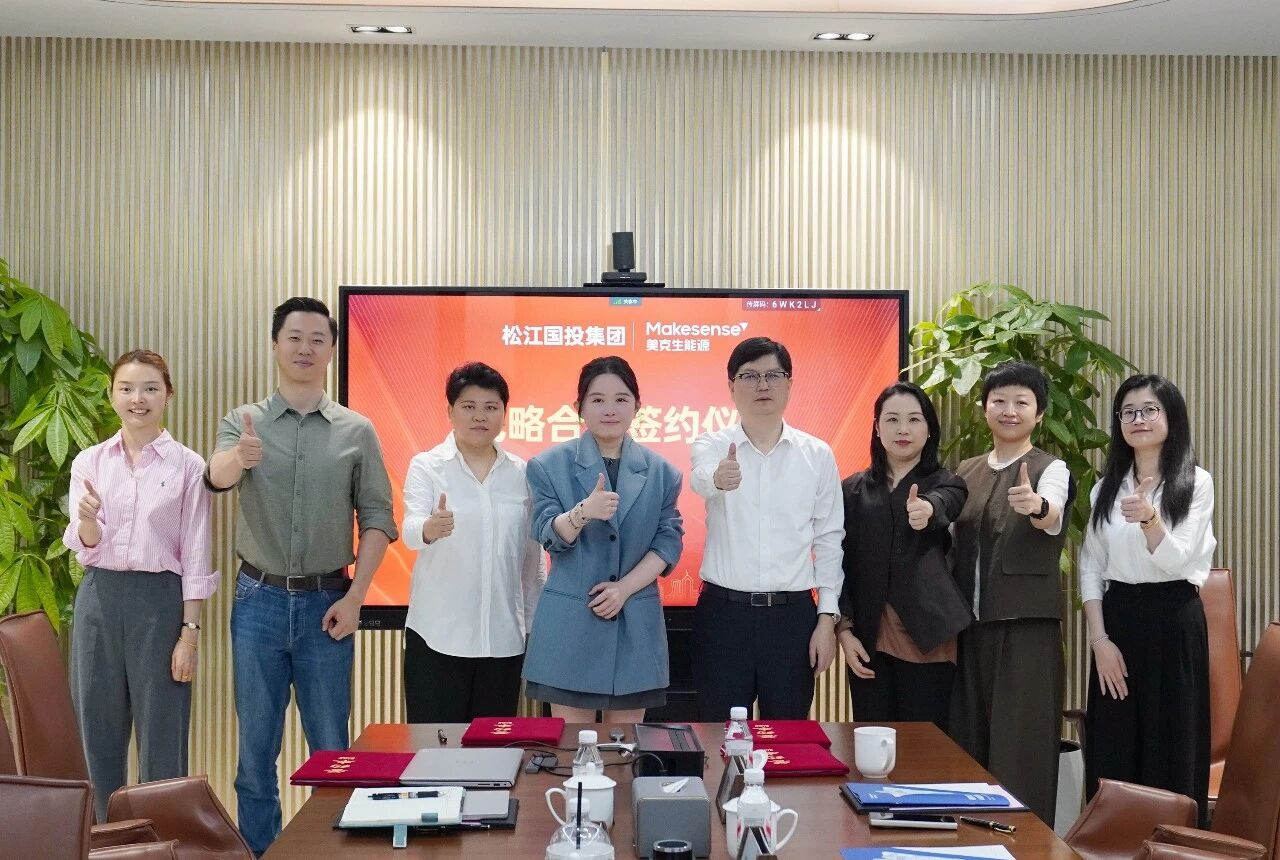 美克生能源与松江国投集团签订战略合作框架协议